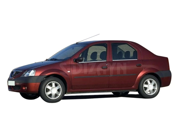 S-Dizayn Dacia Logan Krom Cam Çıtası 4 Prç 2005-2013 ürün görseli 1