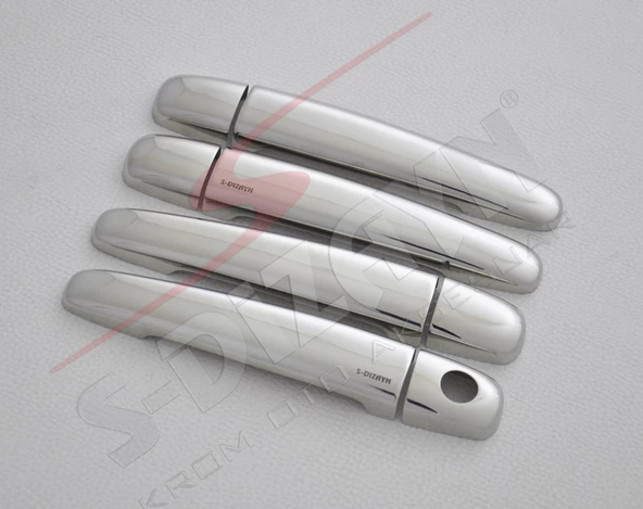 S-Dizayn Citroen C3 Krom Kapı Kolu 4 Kapı 2002-2009 - Resim 2