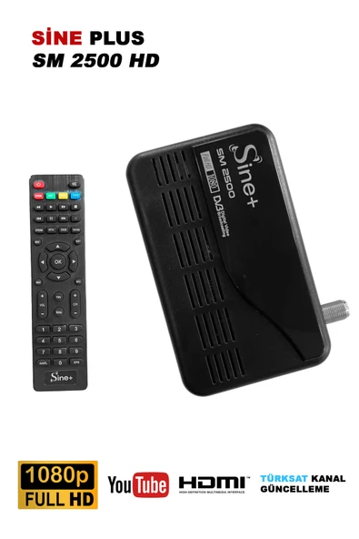 Sine Plus SM2500 HD Uydu Alıcısı ürün görseli 1