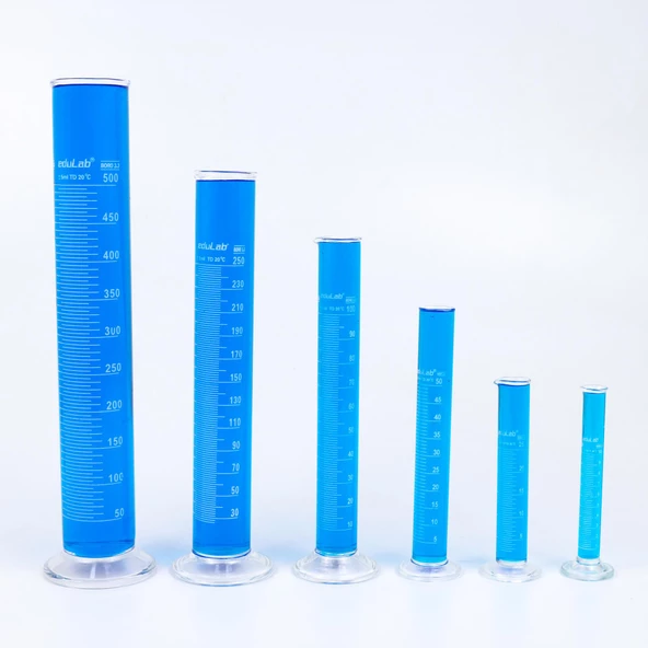 DERECELİ SİLİNDİR (25 ml. Cam) MEZUR - Resim 6