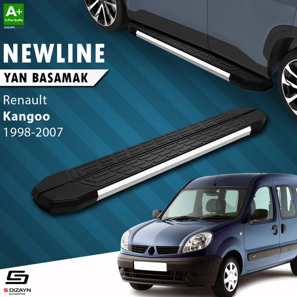 S-Dizayn Renault Kangoo NewLine Krom Yan Basamak 183 Cm 1998-2007 A+ Kalite ürün görseli 1
