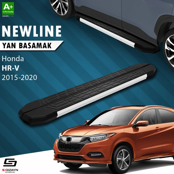 S-Dizayn Honda HR-V 2 NewLine Aluminyum Yan Basamak 173 Cm 2015-2020 A+ Kalite ürün görseli 1