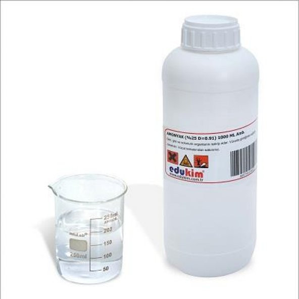 AMONYAK (%25 D= 0.91) 1000 ML AMB. - Resim 2