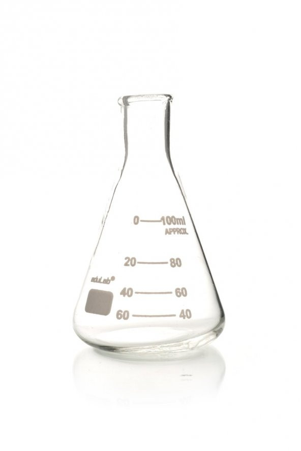 ERLENMAYER (100 ml. Cam) - Resim 2