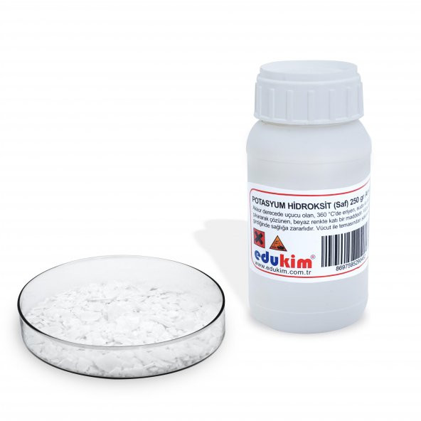 POTASYUM HİDROKSİT (SAF) 250 GR AMB. ürün görseli 1