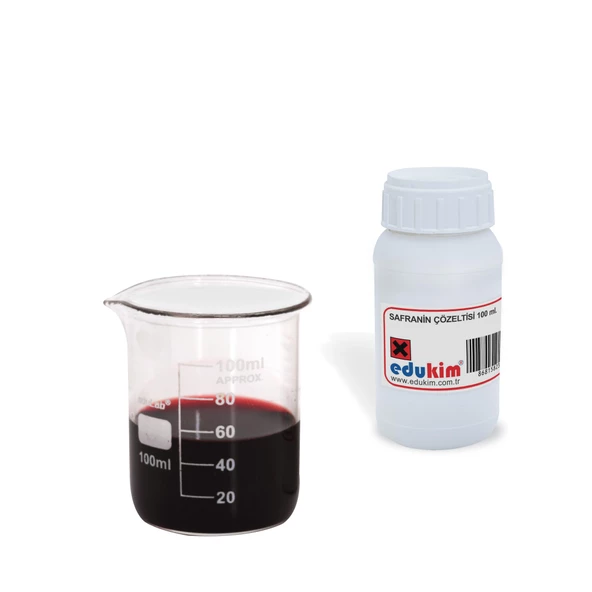SAFRANİN ÇÖZELTİSİ (100 ML. ŞİŞE) ürün görseli 1