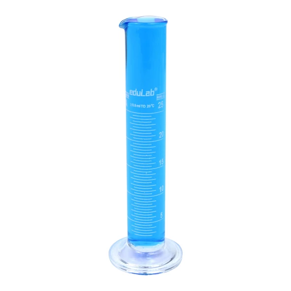 DERECELİ SİLİNDİR (25 ml. Cam) MEZUR - Resim 3