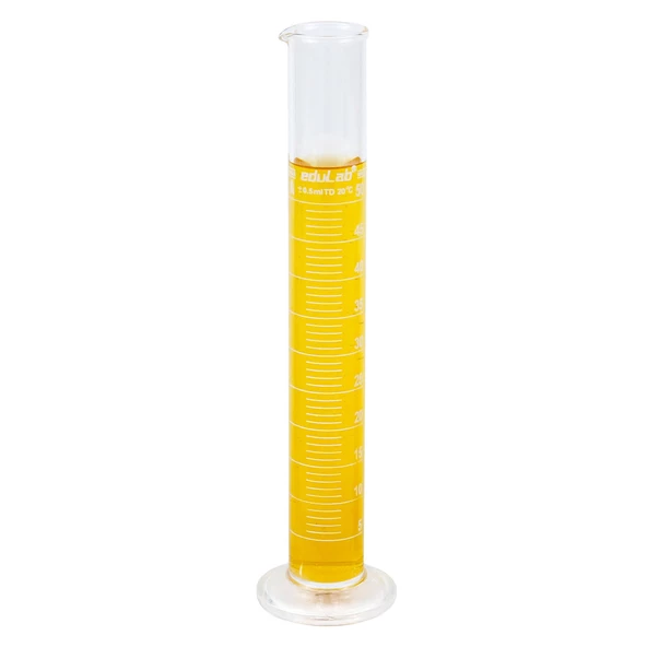 DERECELİ SİLİNDİR (50 ml. 1/2 Böl. Cam) MEZUR ürün görseli 1