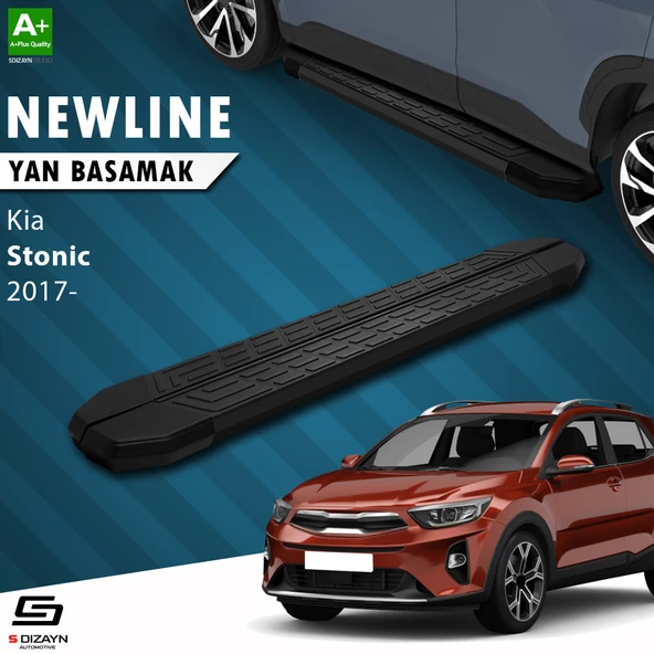 S-Dizayn Kia Stonic NewLine Siyah Yan Basamak 173 Cm 2017 Üzeri A+ Kalite ürün görseli 1