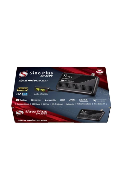 Sine Plus SM2500 HD Uydu Alıcısı - Resim 2
