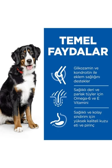 HİLLS YETİŞKİN LARGE KUZU ETLİ KÖPEK MAMASI 14 KG ürün görseli 1