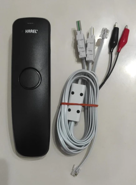 KAREL TEST TELEFONU SİYAH (KESMELİ KESMESİZ TEST KABLOLU) ürün görseli 1