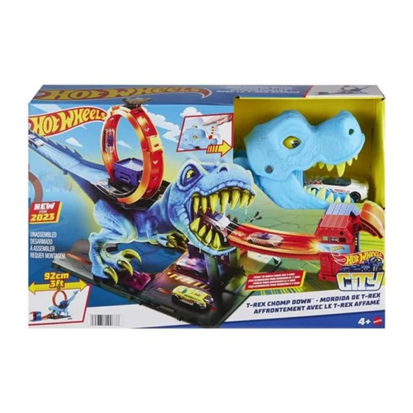 Hot Wheels Dinozor ile Mücadele - Mavi Su Dünyası - Resim 4