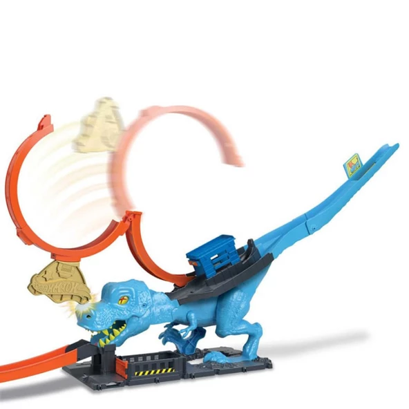 Hot Wheels Dinozor ile Mücadele - Mavi Su Dünyası - Resim 3