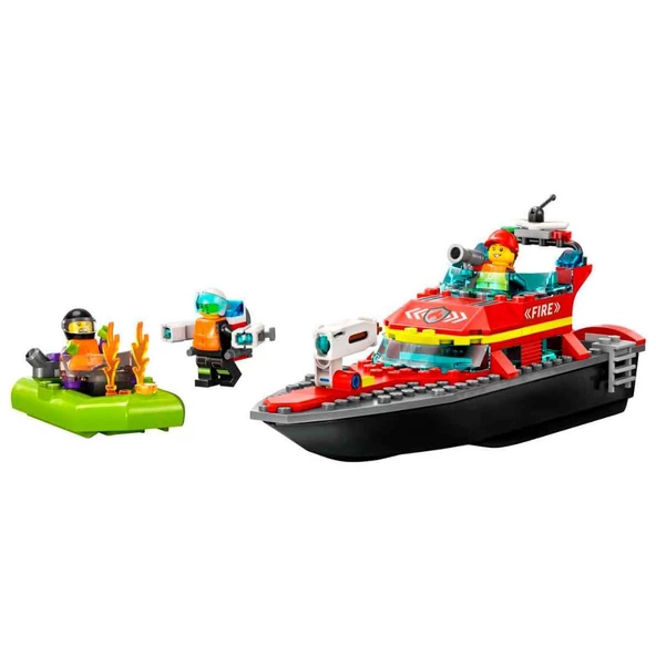 LEGO City İtfaiye Kurtarma Teknesi 60373 ürün görseli 1