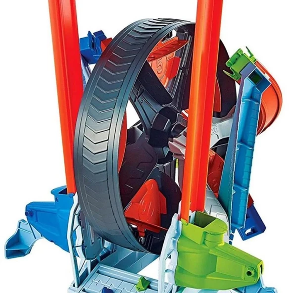 Hot Wheels Dönen Tekerlek Macerası Yarış Seti - Mavi Su Dünyası ürün görseli 1