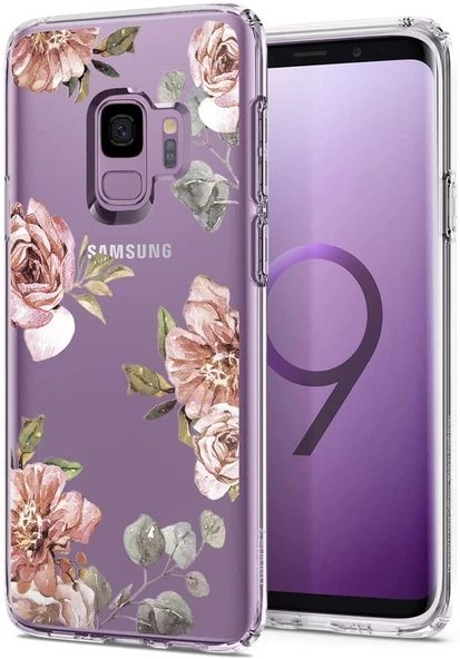 Spigen Galaxy S9 ile Uyumlu Kılıf Liquid Crystal Blossom Flower ürün görseli 1