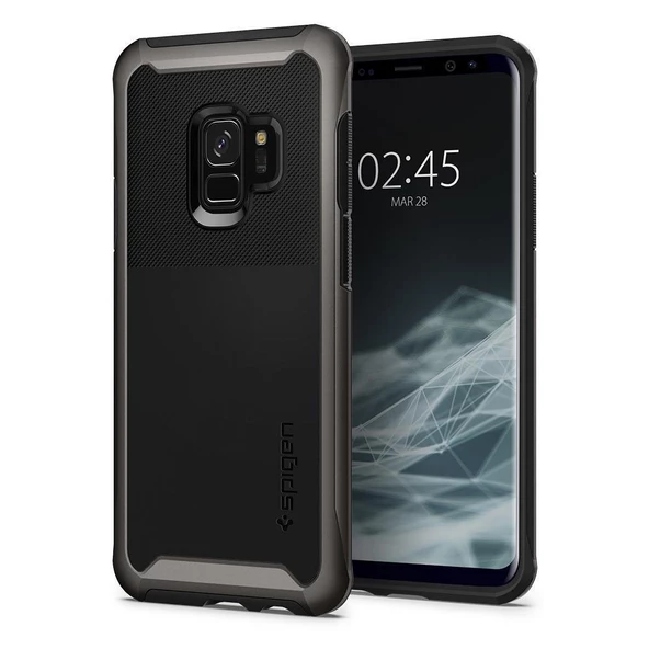 Spigen Galaxy S9 ile Uyumlu Kılıf Neo Hybrid Urban Gunmetal ürün görseli 1