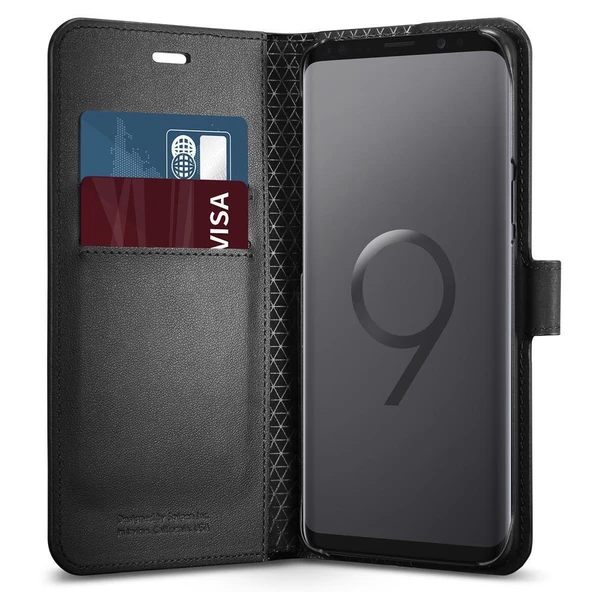 Spigen Galaxy S9 ile Uyumlu Kılıf Hybrid Armor Graphite Gray ürün görseli 1
