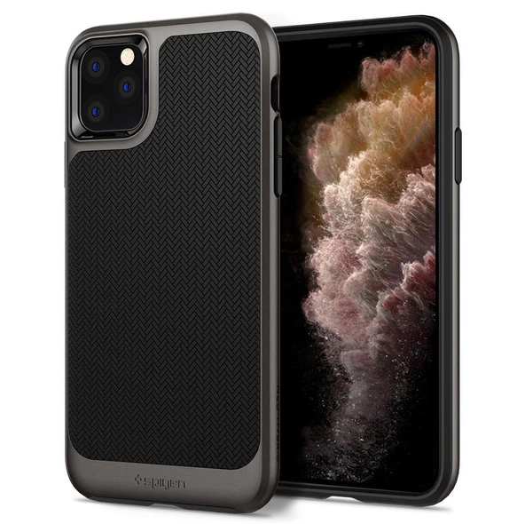 Spigen iPhone 11 Pro ile Uyumlu Kılıf Neo Hybrid Gunmetal ürün görseli 1
