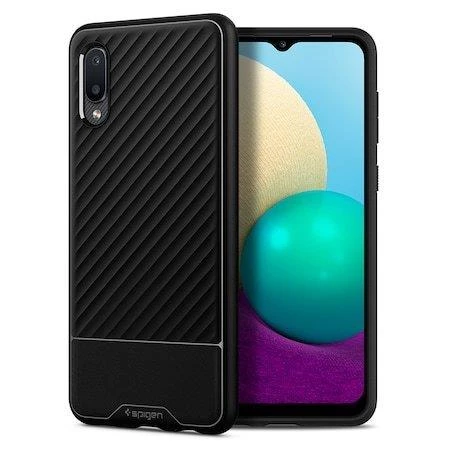 Spigen Galaxy A02 / Galaxy M02 ile Uyumlu Kılıf Core Armor Matte Black ürün görseli 1