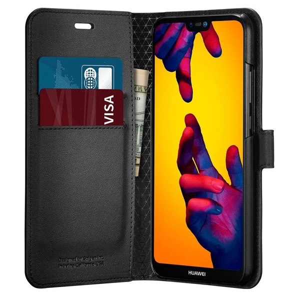 Spigen P20 Lite / Nova 3e ile Uyumlu Kılıf Wallet S Cüzdan ürün görseli 1