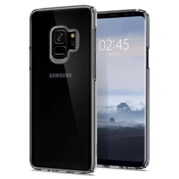 Spigen Galaxy S9 ile Uyumlu Kılıf Thin Fit Crystal Clear ürün görseli 1