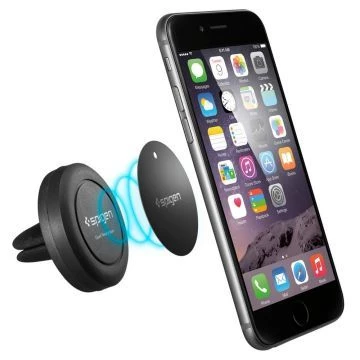 Spigen Araç Tutacağı Manyetik Evrensel (Tüm Cihazlarla Uyumlu Araç Tutucu) A200 Black ürün görseli 1
