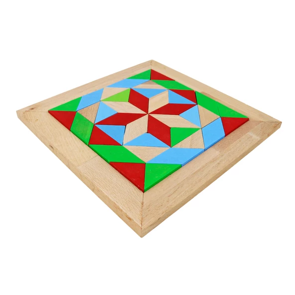 AHŞAP TANGRAM 23X23 CM - Resim 4