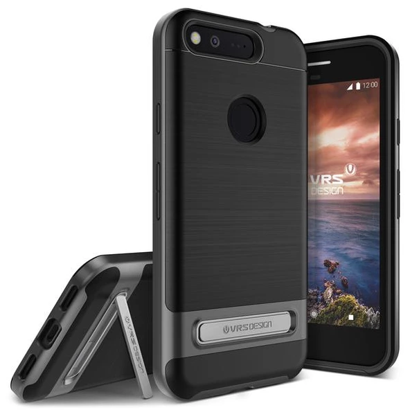 VRS Design Pixel ile Uyumlu ile Uyumlu High Pro Shield Kılıf Dark Silver ürün görseli 1