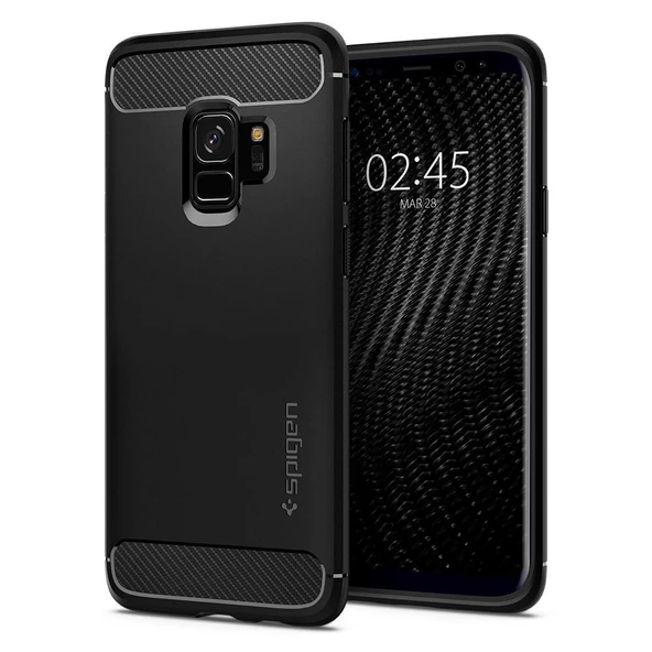 Spigen Galaxy S9 ile Uyumlu Kılıf Rugged Armor ürün görseli 1