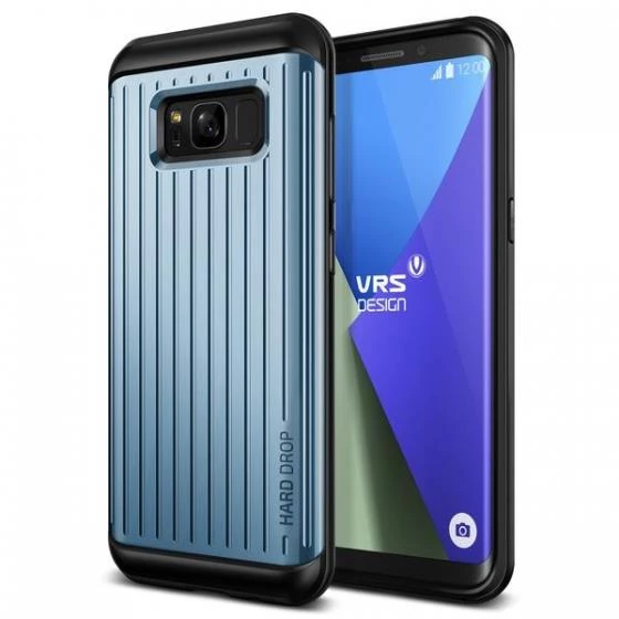 VRS Galaxy S8 Plus ile Uyumlu Waved Hard Drop Series Kılıf Blue Coral ürün görseli 1