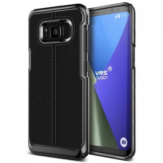 VRS Design Galaxy S8 Plus ile Uyumlu Simpli Mod Kılıf Black ürün görseli 1