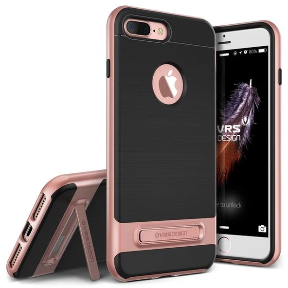 VRSDESIGN iPhone 7 Plus ile Uyumlu High Pro Shield Series Kılıf Rose Gold ürün görseli 1
