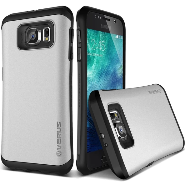 Verus Galaxy S6 ile Uyumlu Case Thor Kılıf HARD DROP Light Silver ürün görseli 1