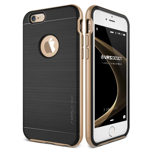 Verus iPhone 6/6S ile Uyumlu New High Pro Shield Series Kılıf Shine Gold ürün görseli 1