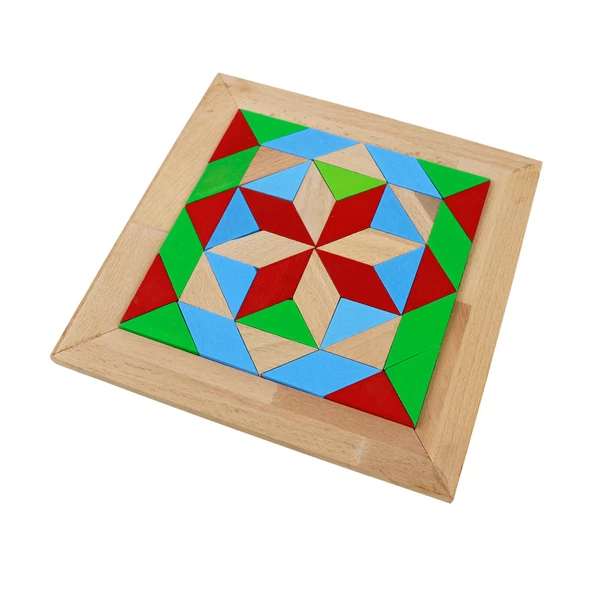 AHŞAP TANGRAM 23X23 CM - Resim 3