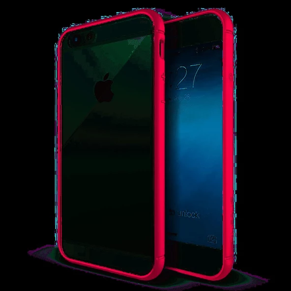 Verus iPhone 6 Plus/6S Plus ile Uyumlu Crystal Mixx Kılıf Hot Pink ürün görseli 1