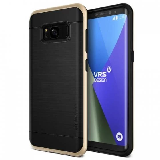 VRS Design Galaxy S8 ile Uyumlu High Pro Shield Kılıf Shine Gold ürün görseli 1