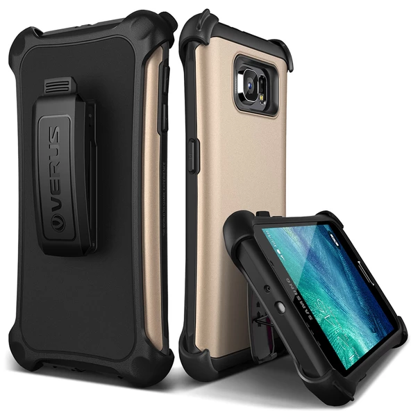 Verus Galaxy S6 ile Uyumlu Case Hard Drop Active Kılıf Shine Gold ürün görseli 1