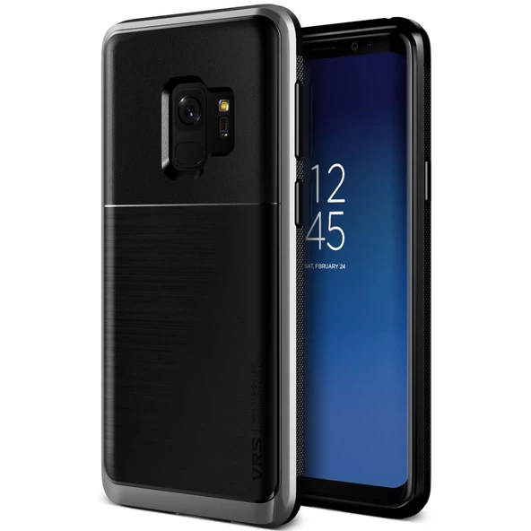 VRS Design Galaxy S9 ile Uyumlu High Pro Shield Kılıf Steel Silver ürün görseli 1