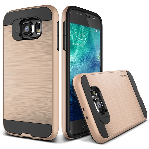Verus Galaxy S6 ile Uyumlu Case Verge Kılıf Shine Gold ürün görseli 1