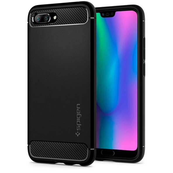 Spigen Honor 10 ile Uyumlu Kılıf Rugged Armor ürün görseli 1