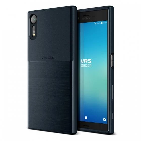 VRS Xperia XZs ile Uyumlu Single Fit Kılıf Navy ürün görseli 1