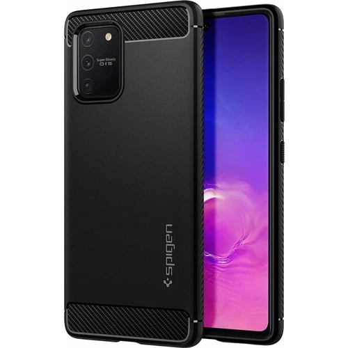 Spigen Galaxy S10 Lite ile Uyumlu Kılıf Rugged Armor Matte Black ürün görseli 1