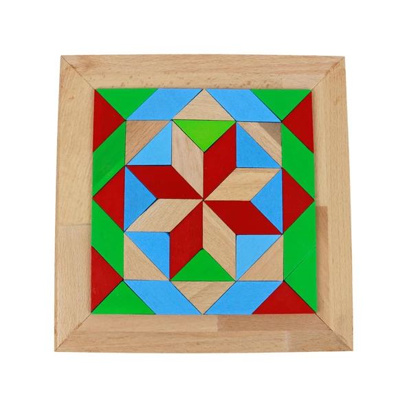 AHŞAP TANGRAM 23X23 CM ürün görseli 1