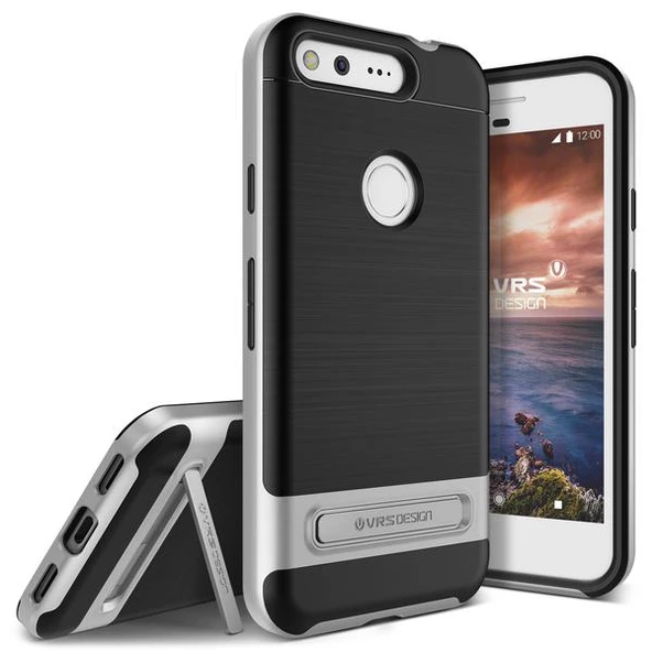 VRS Design Pixel ile Uyumlu ile Uyumlu High Pro Shield Kılıf Light Silver ürün görseli 1