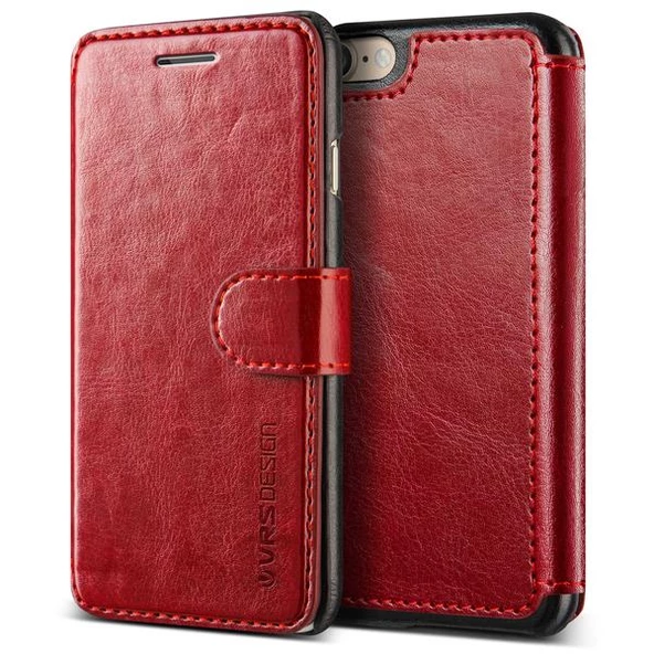 VRS Design iPhone 8/7 ile Uyumlu Layered Dandy Kılıf Wine Black ürün görseli 1