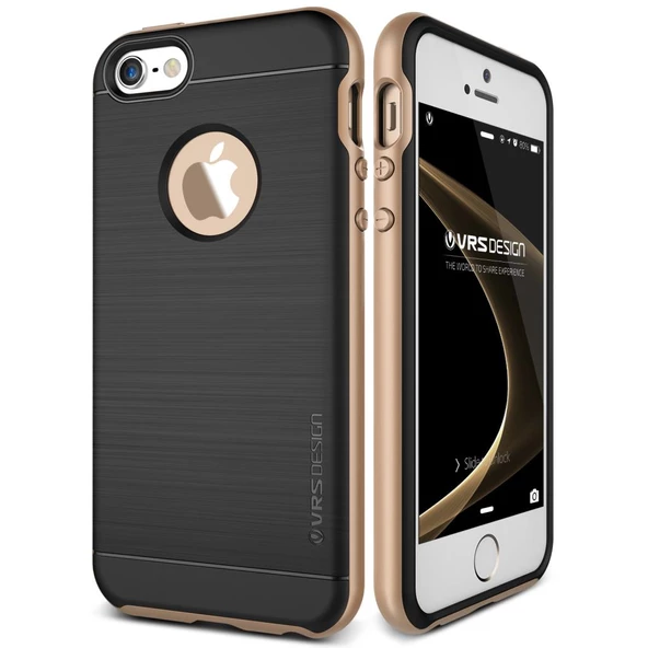 Verus iPhone SE ile Uyumlu High Pro Shield Series Kılıf Shine Gold ürün görseli 1