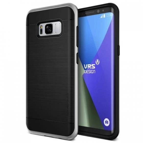 VRS Design Galaxy S8 Plus ile Uyumlu High Pro Shield Kılıf Light Silver ürün görseli 1